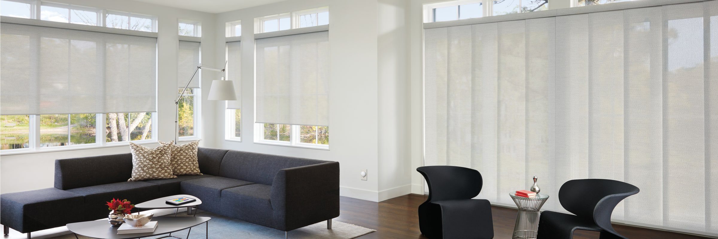 Designer Screen Shades - Desatnicks Window Fashions